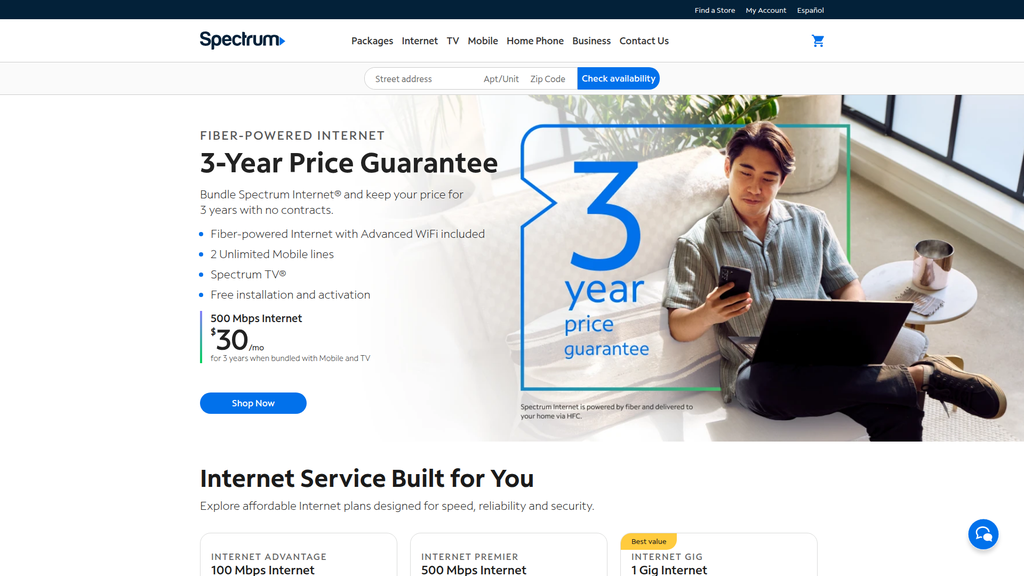 Website screenshot