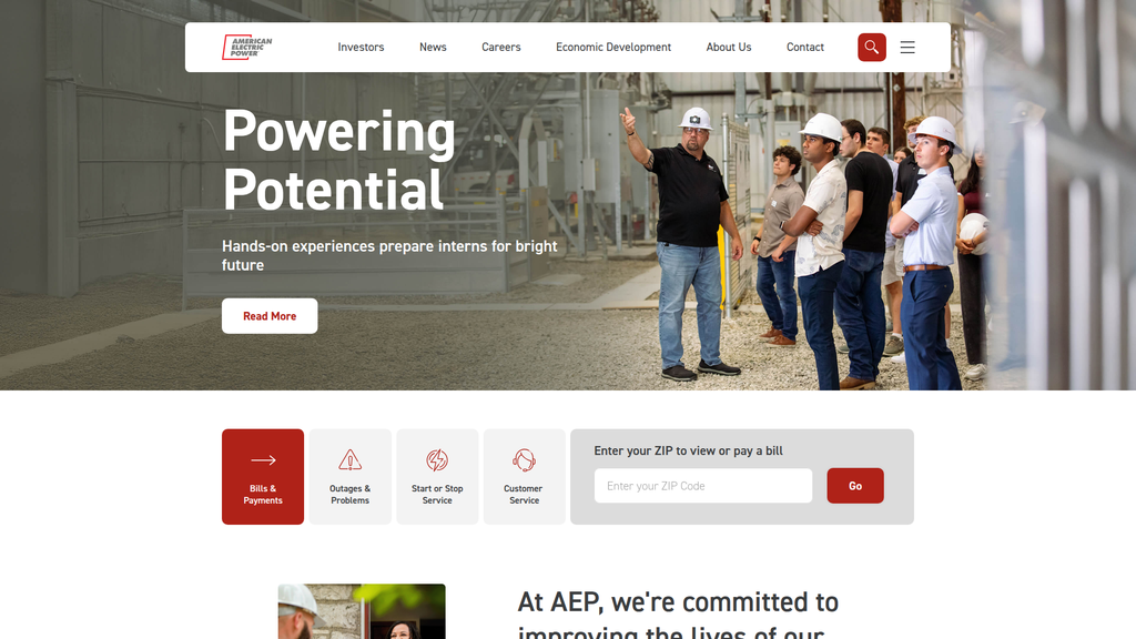 Website screenshot