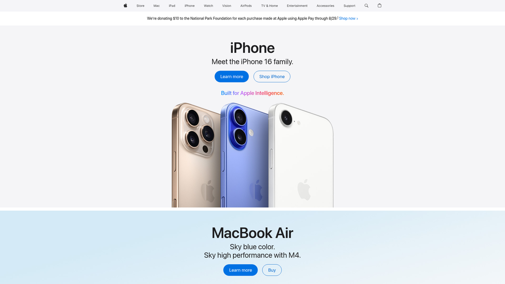Website screenshot