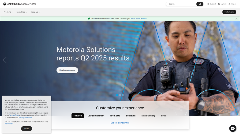 Website screenshot