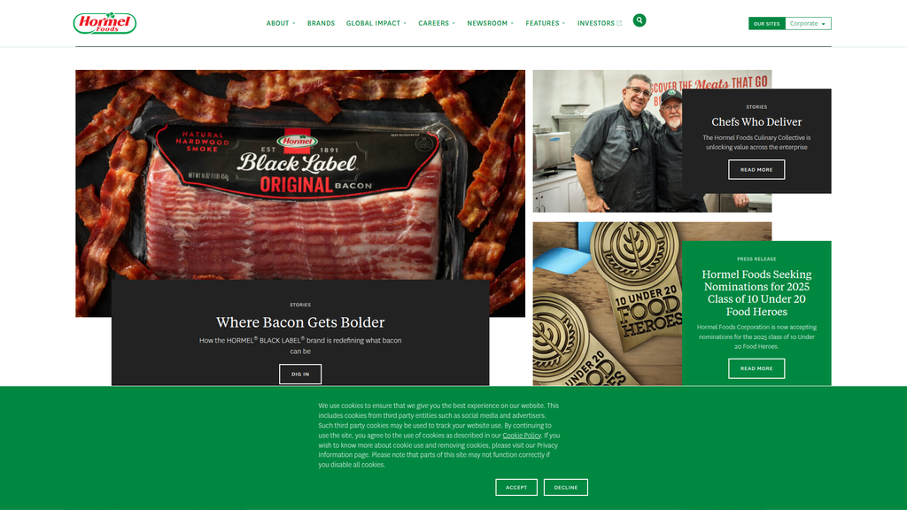 Website screenshot