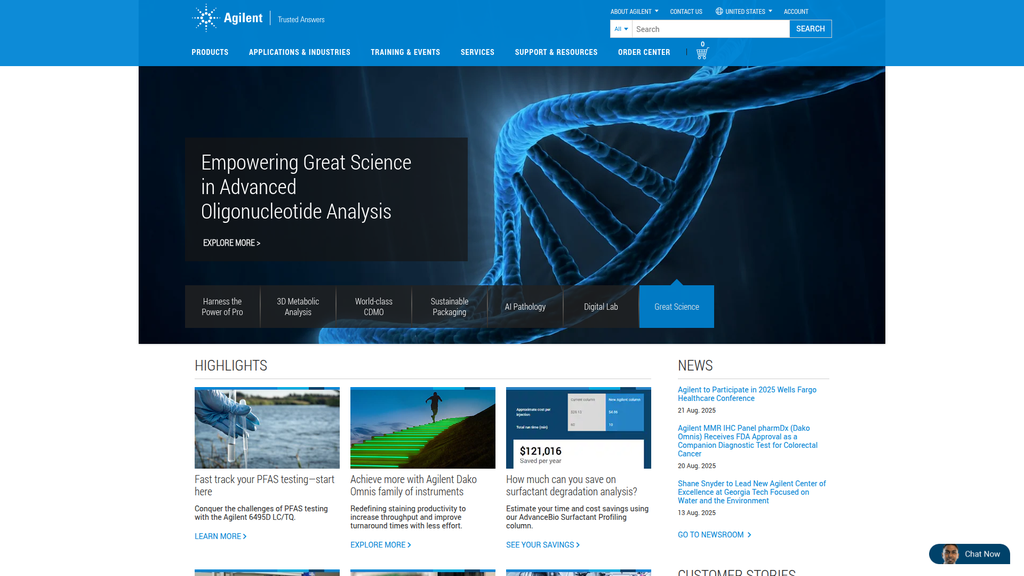 Website screenshot